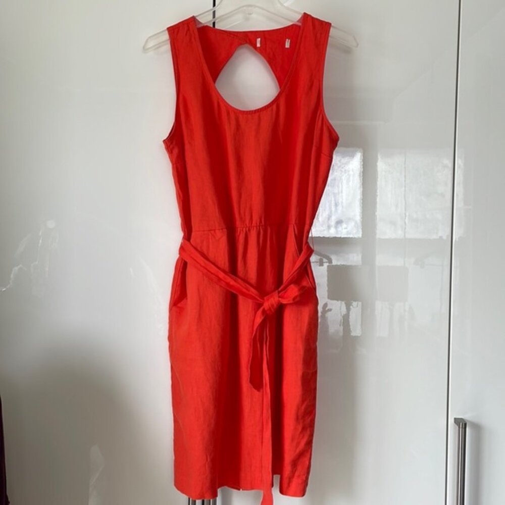 ANN TAYLOR Dress in Orange Size-Large